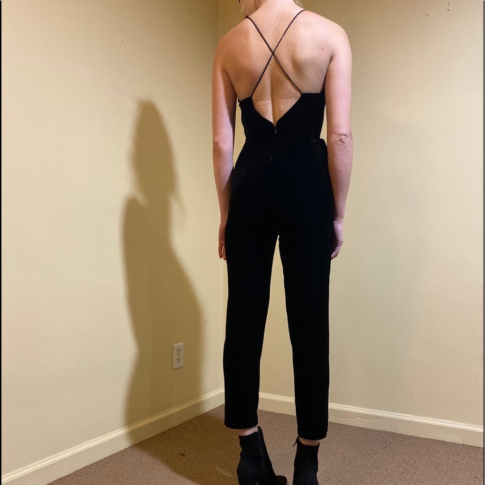 Velvet jumpsuit
